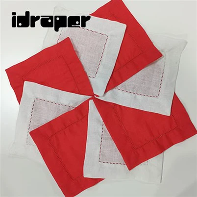 مناديل كوكتيل من القماش العتيق